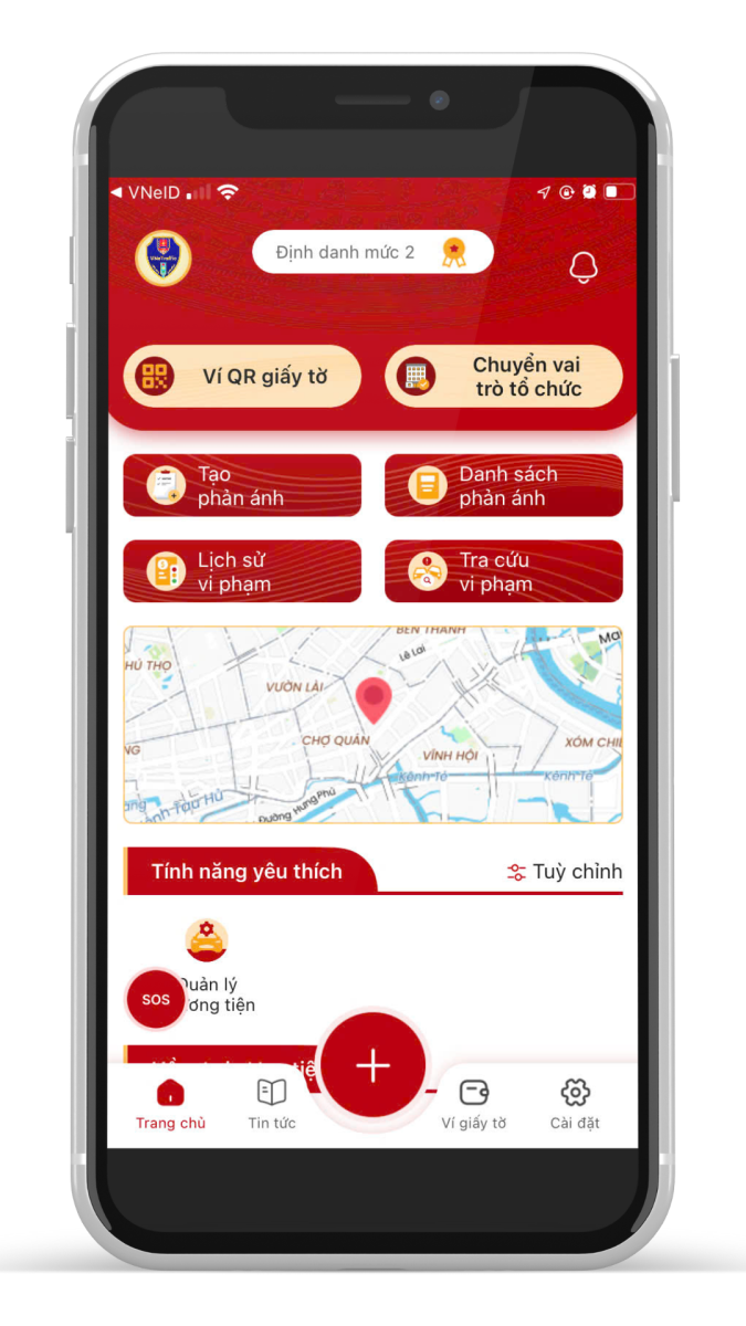 VNeTraffic - Hướng dẫn nâng cấp tài khoản định danh mức 2