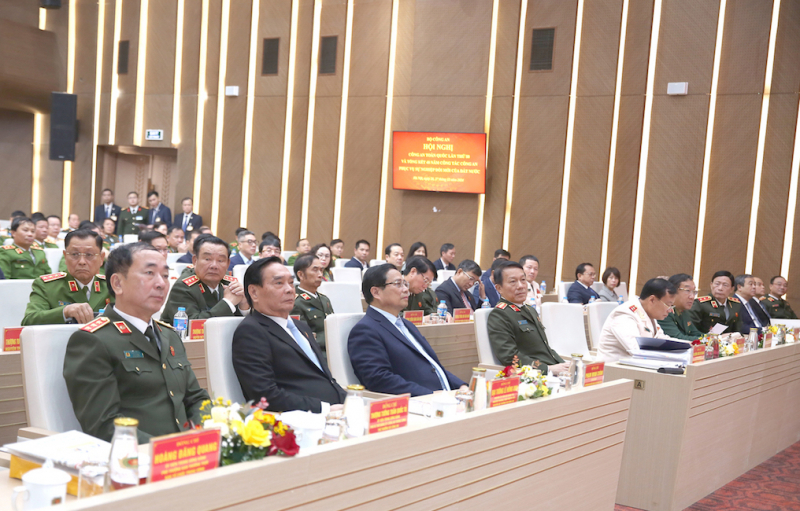 Thủ tướng Phạm Minh Chính dự, chỉ đạo Hội nghị Công an toàn quốc lần thứ 80