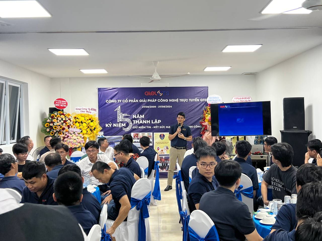 KỶ NIỆM 15 NĂM THÀNH LẬP CÔNG TY CỔ PHẦN GIẢI PHÁP CÔNG NGHỆ TRỰC TUYẾN GTEL (27/08/2009 - 27 /08/2024)